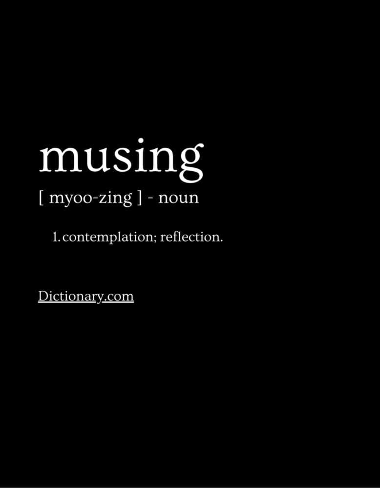 March musings
